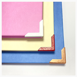 Abschlussarbeiten im Hardcover Kunstleder Modern Auswahl an Buckecken